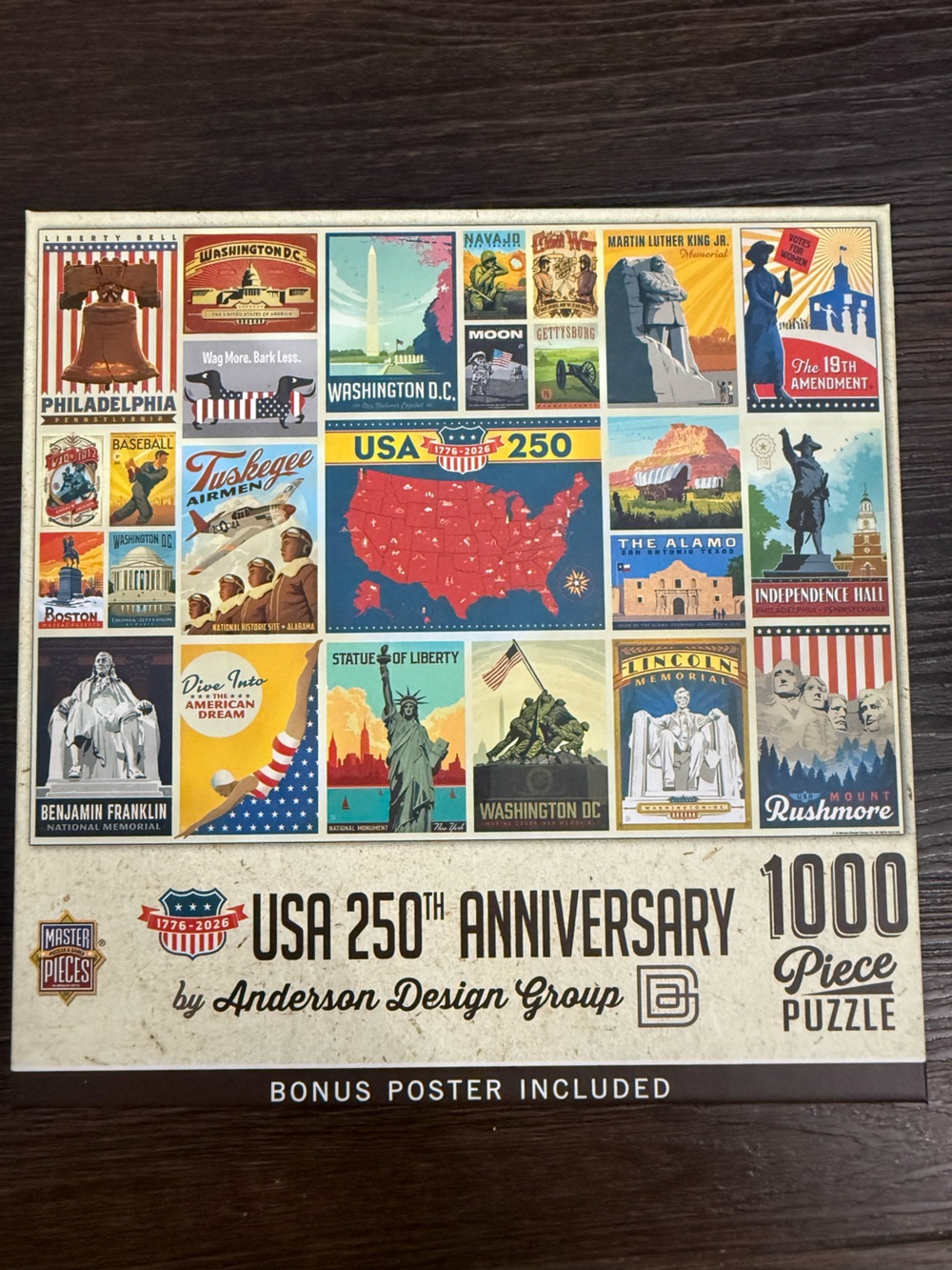 Masterpieces USA 250th Anniversary puzzle